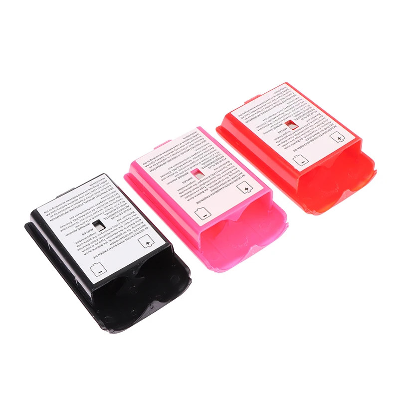 1pcs Game Battery Case For Xbox 360 Battery Case Wireless Controller Rechargeable Battery Cover With Sticker Gamepad Accessories