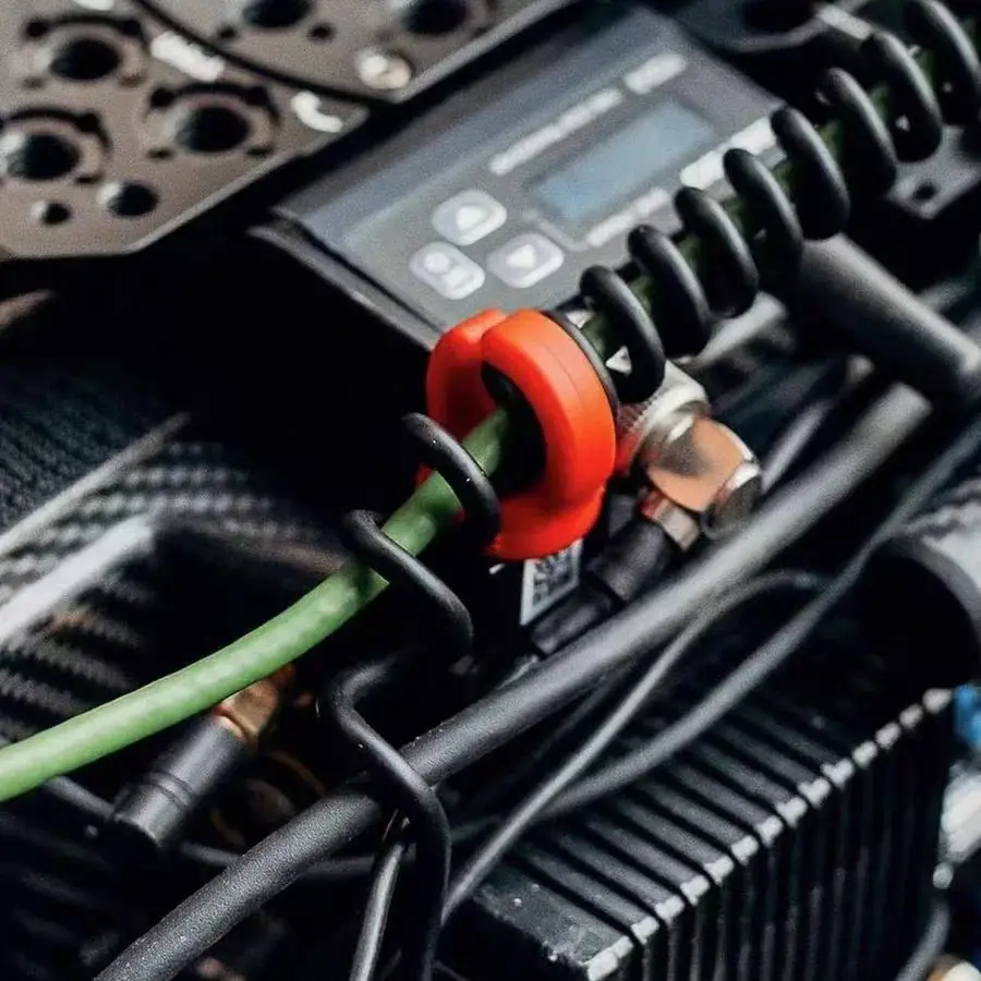 SDI منظم كابل طاقة بيانات الفيديو ، مشبك تخزين كابل HDMI ، مشبك ربط ، 6 مجموعات