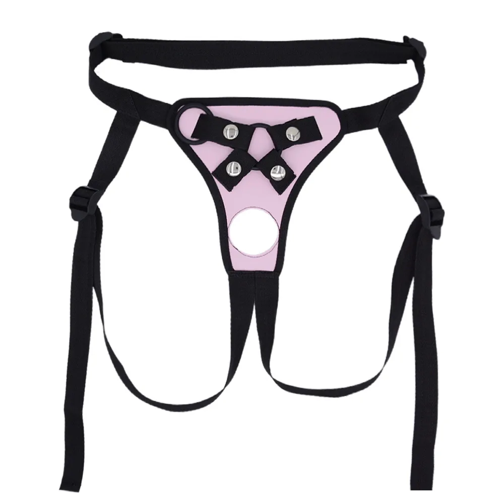 Wearable Harness Strap On Realistic Dildo Panties BDSM Erotic Toy For Lesbian Female Adult Couples - view 6