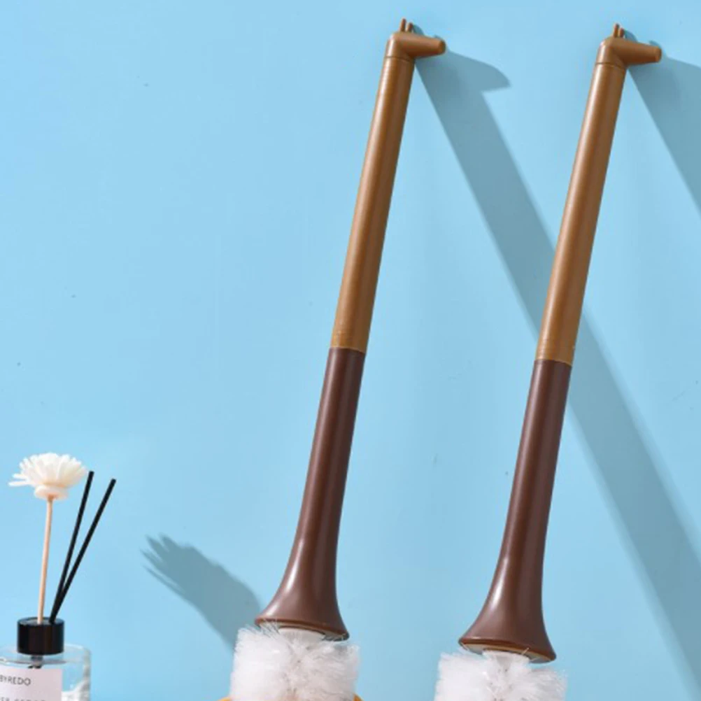 

Plastic Toilet Long Handle Bathroom Bathroom Compact Space Saving Home Brushes 360 Home Brushes Bristles