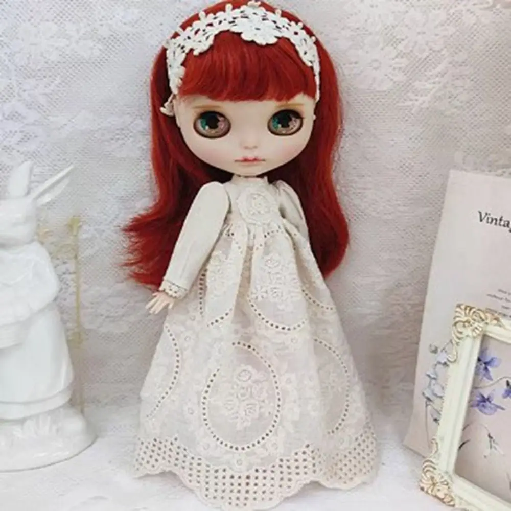 أزياء سروال قصير وزرة تنورة لطيف DIY اكسسوارات الأميرة خمر فستان دمى صغيرة الملابس لدمى azone ob24