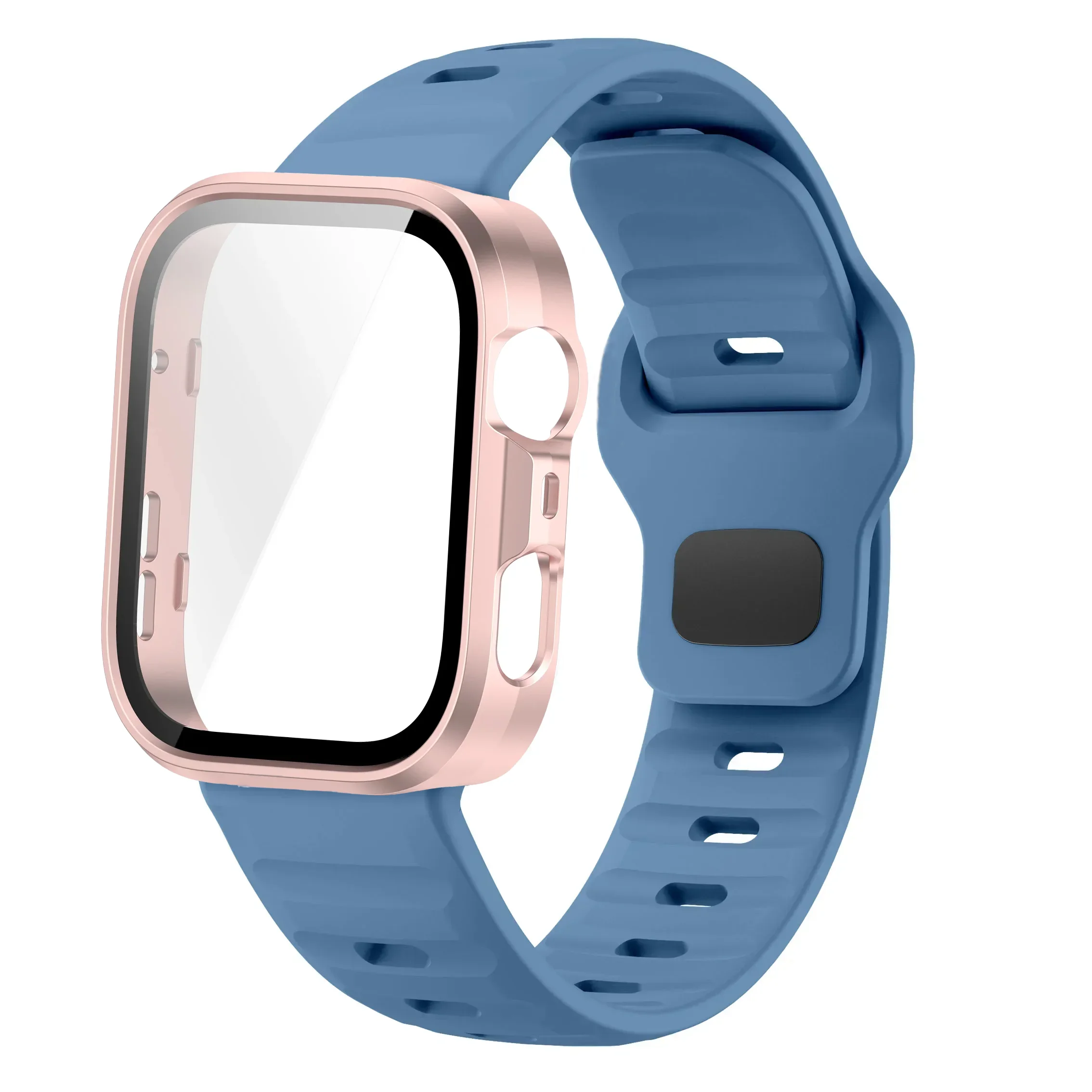 Silicone Strap+PC Case for Huawei Watch Fit 4 3 Sports Bracelet Wristband Anti-fall Protective Shell