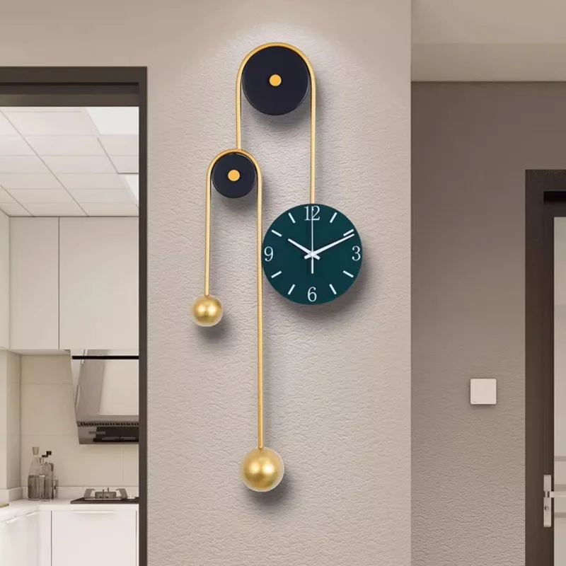 Wall Clock Living Room Creative Modern Simple Creative Wall Decorations Household Large Size Quartz Wall Clocks Home Decoration