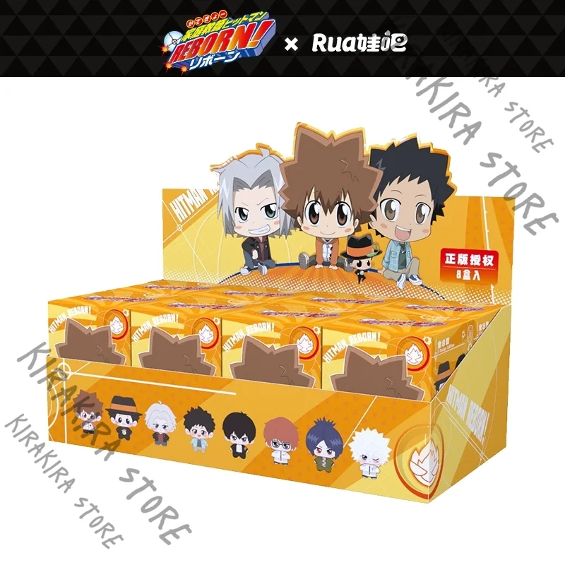 

HITMAN REBORN Hibari Kyouya genuine 10cm Cotton Pendant Maumet Mascot Sawada Tsunayoshi Keychain Collect Puppet kawaii Ornaments