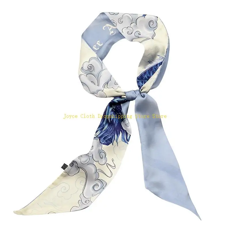 

Skinny Scarf Hairband French Long Hair Band Scarves Bandana Bag Accessories 10CD