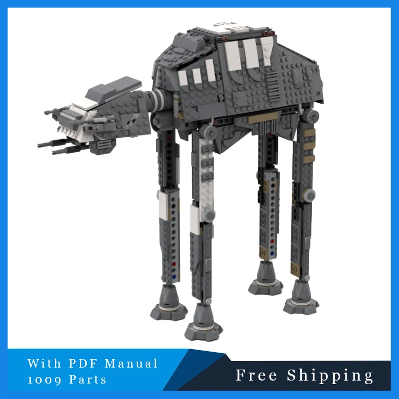 

1009 шт., серия Star Battle, серый скелет, боевая машина, строительные блоки, модель для взрослых и детей, сделай сам, сборная игрушка, Рождественский подарок