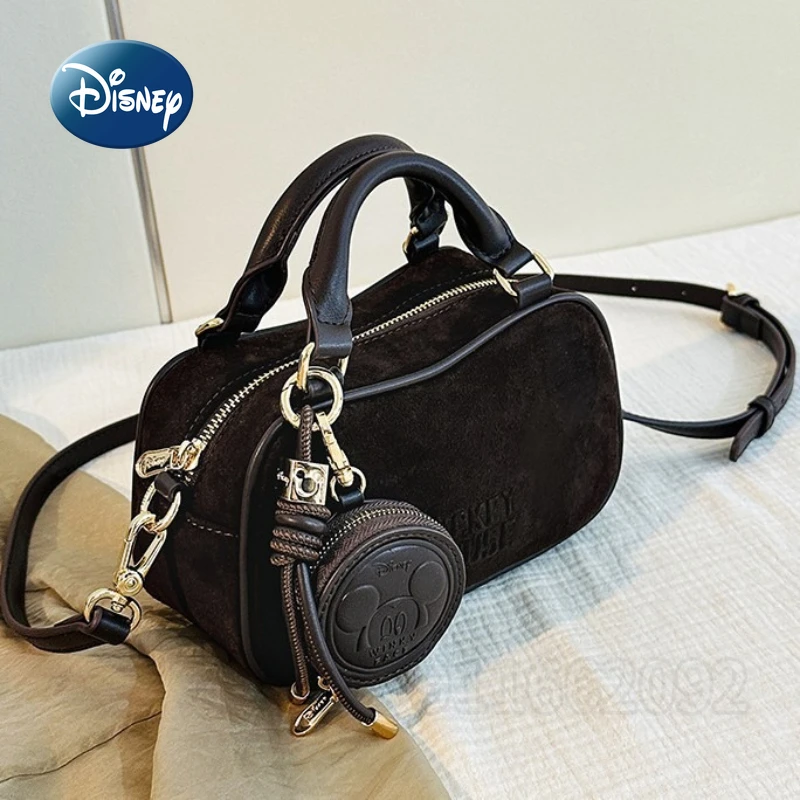Disney Mickey New Women's Mini Handbag Luxury Brand Fashion Mini Women's Shoulder Crossbody Bag Cartoon Casual Women's Bag
