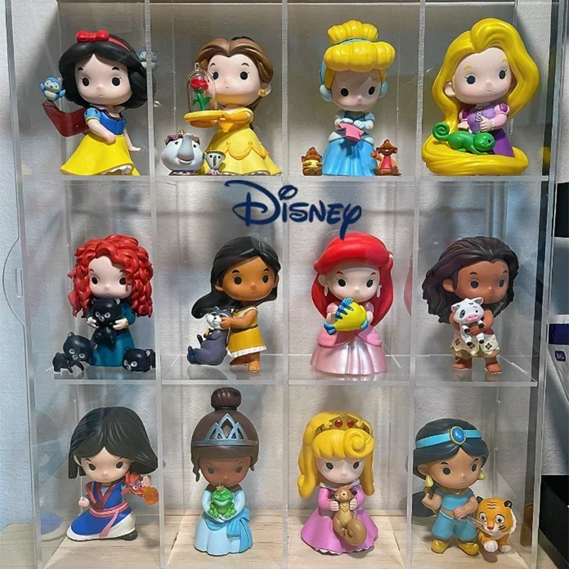 Heiße Disney Prinzessin und ihre Freunde Serie Blind Box Mystery Box Lucky Box Kawaii Prinzessin Anime Figuren Mädchen Geburtstagsgeschenke