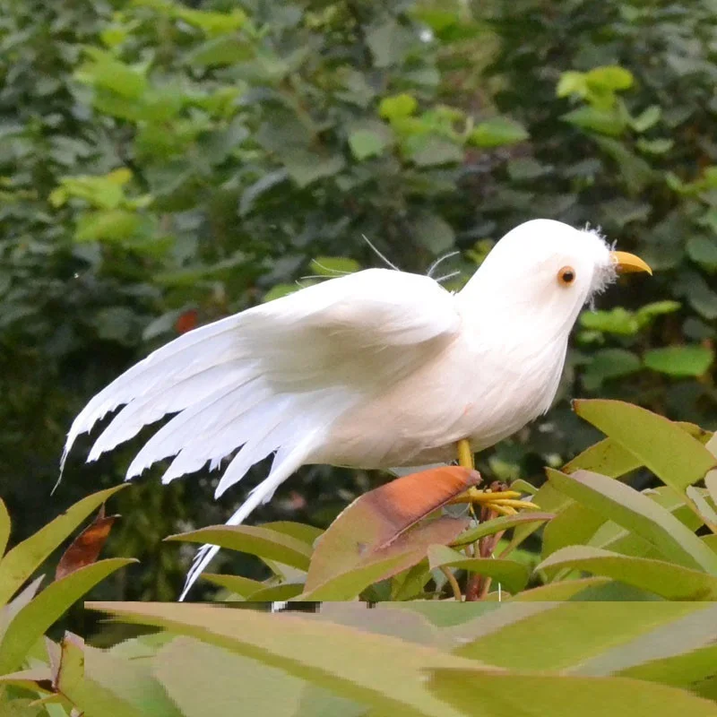 

Пена и перья, маленькая птица, 12X15 см, разбросанные крылья, перья, модель птицы, ремесленное украшение для сада, подарок a2044