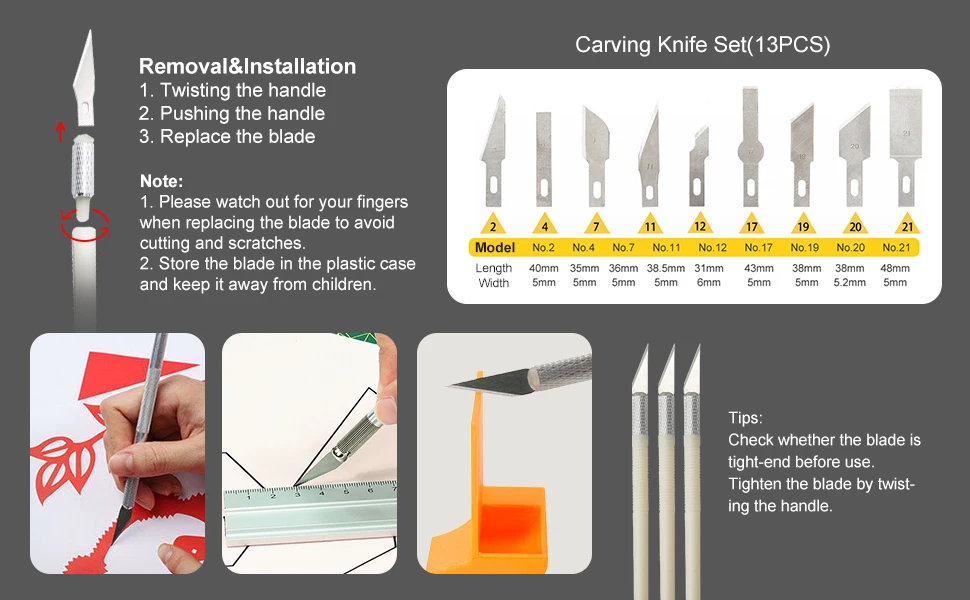 38 Stück 3D-Modell Schleifwerkzeug Entgraten Graviermesser Set Schnitzwerkzeug DIY Feile Schneider Schaber Trimmwerkzeug 3D-Druck Werkzeugset – Detail 7