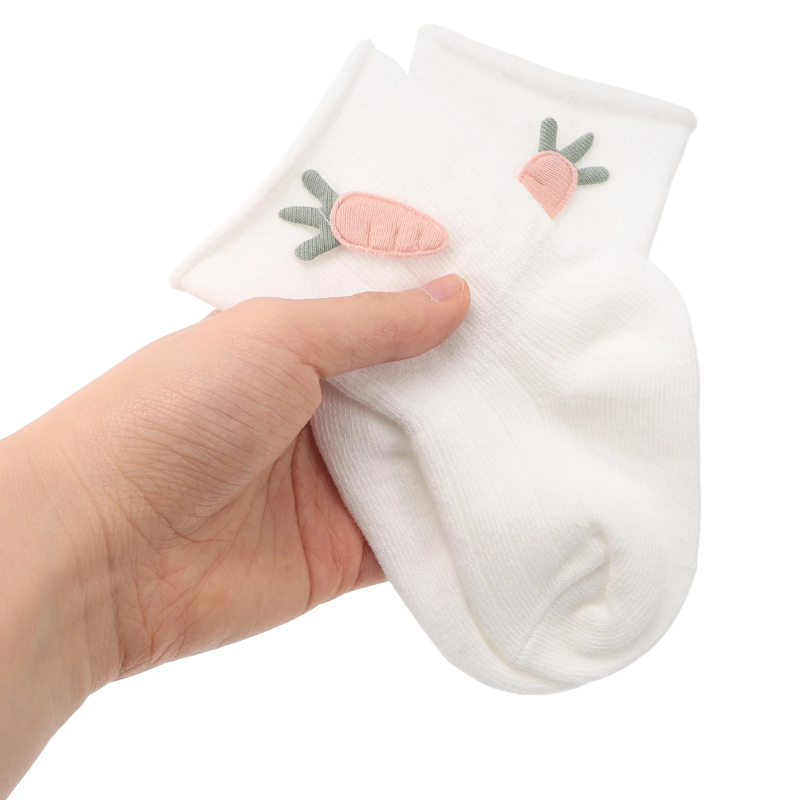 

Baby Socks Non Slip Grip Toddler White Cotton Spring Autumn Girls Boys Midcalf Cartoon Pattern Newborn Comfortable Soft