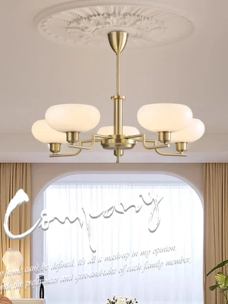 2023 جديد LED الثريا لغرفة المعيشة غرفة نوم الطعام المطبخ 3 5 أضواء الزجاج عاكس الضوء قلادة الشمال مصباح من طراز قديم #2