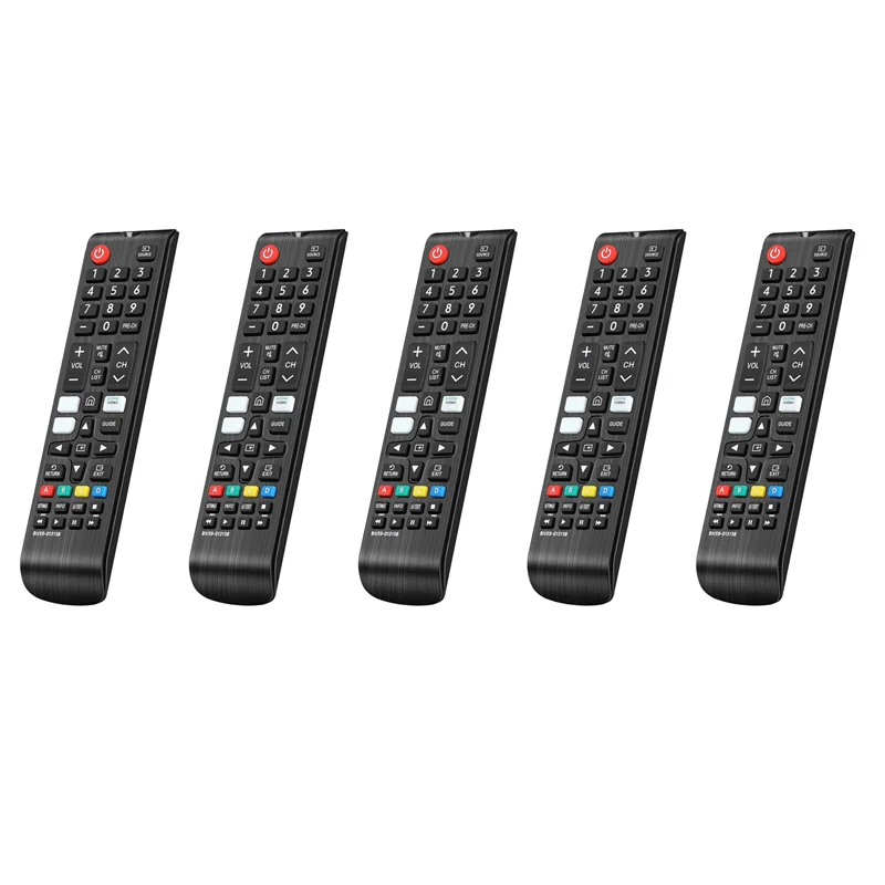 

【Sleek Design】5X BN59-01315B Remote Control Replacement For Smart TV UE43RU7105 UE50RU7179 With Netflix Prime Video