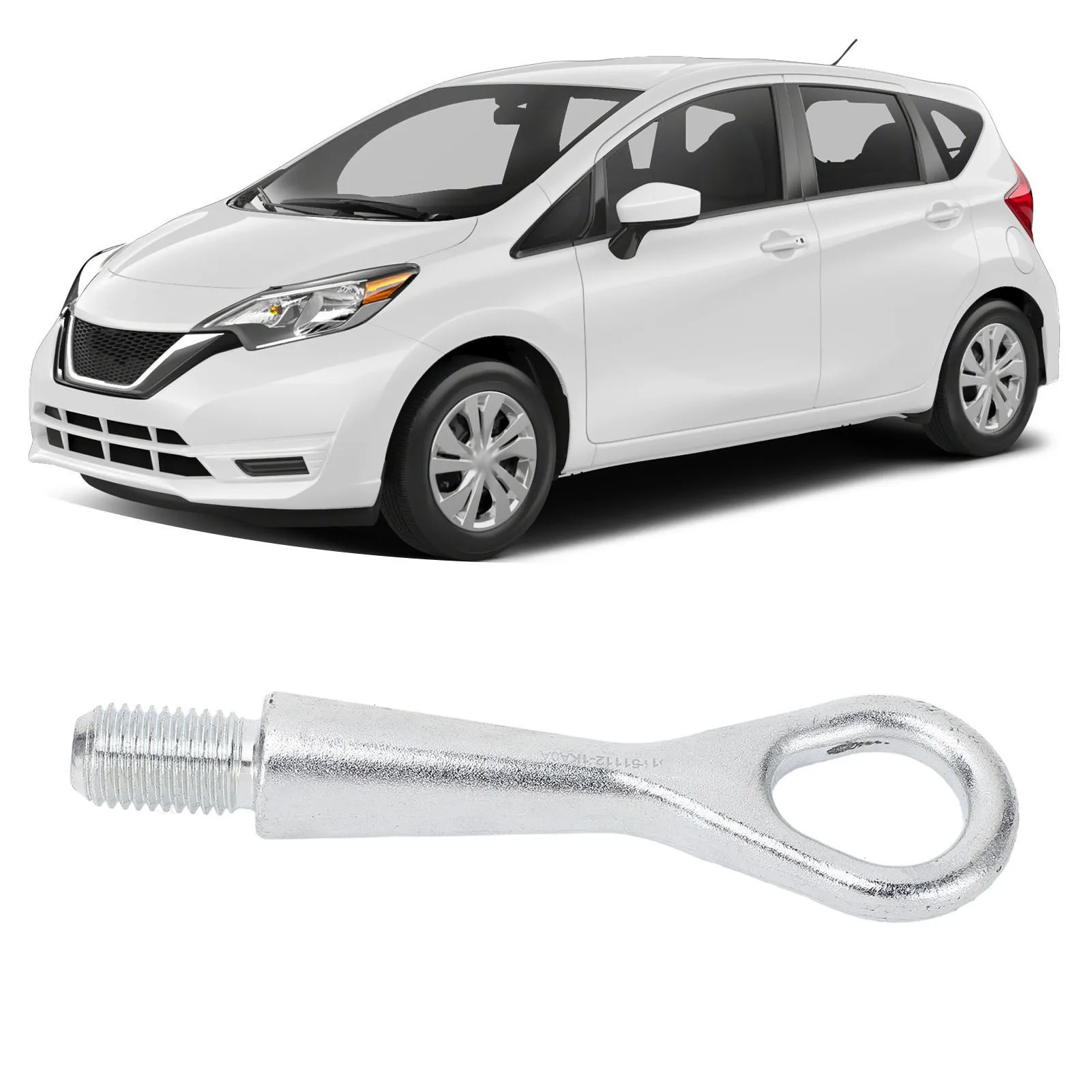 

Front Bumper Towing Hook 51112 1KA0A Forged Steel Tow Eye Hook for 370Z Altima Cube GT‑R Juke Kicks Front Towing Hook