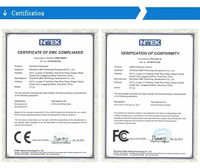 Industrial Endoscope Inspection Camera 3.5"IPS High Definition Borescope With IP67 Waterproof Semi-Rigid SnakeTube With Light