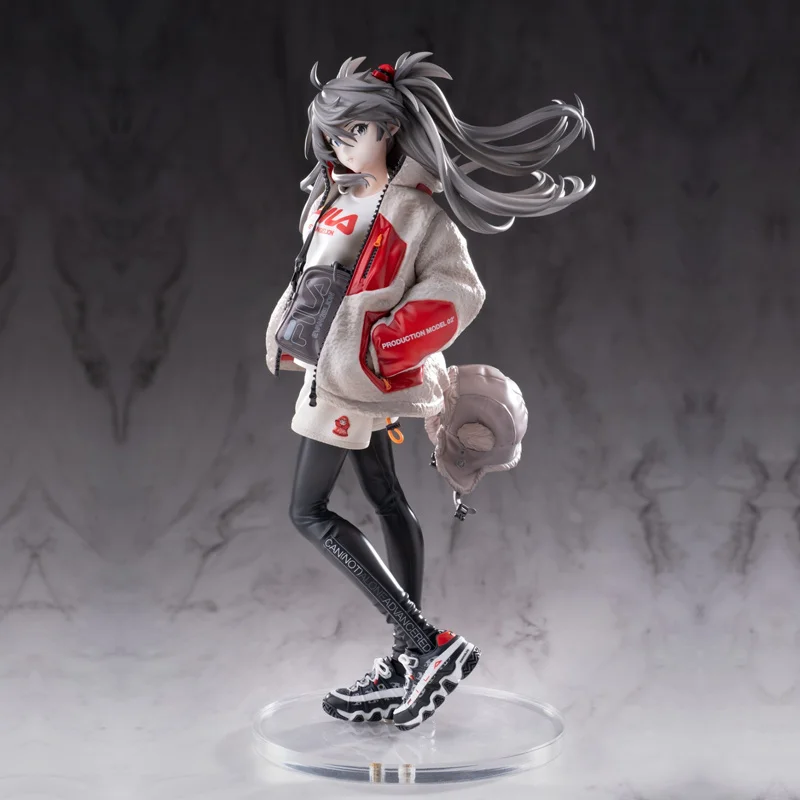 Em estoque japonês bandai novo século anime figura modelo desktop mais bonito caso decorações segunda empregada menina na moda colecionável