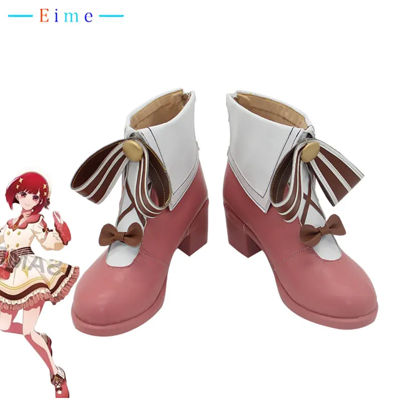 

Anime OSHI NO KO Arima Kana Cosplay Shoes PU Leather Shoes Halloween Carnival Boots Cosplay Prop Custom Made