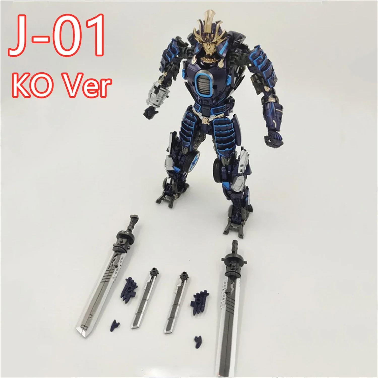 Auf Lager Transformation Spielzeug Seiko Action Figur, J-01 Nachahmung J01 Blue Samurai KO MetaGate-G01, Haiku Drift Action FigurGeschenk