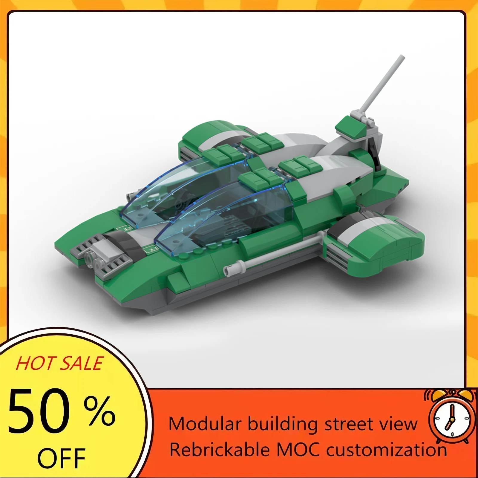 

229PCS Popular Space War Movie Model MOC Building Bricks Spaceship Modular Technology Gifts Holiday Assemble Children Toy Suit