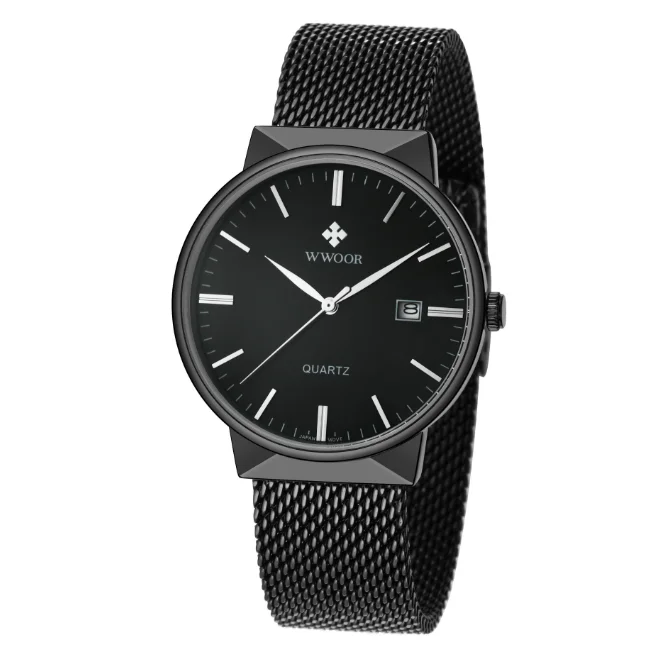 Hot selling 2024 new men's mesh strap fashionable business men's quartz watch