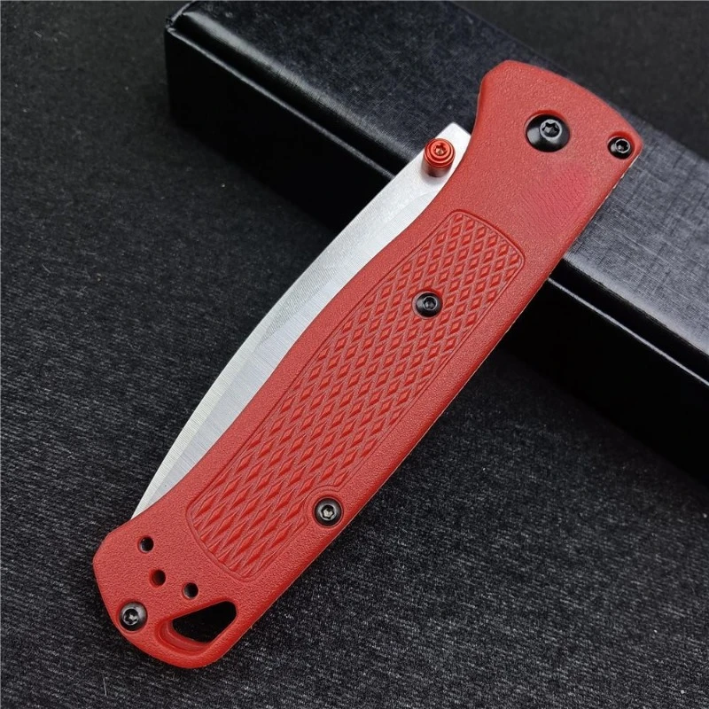 Folding Pocket Knife 535 Bugout 440C Steel Blade Nylon Fiber Handle Outdoor Tool Camping Portable High Hardness Sharpness