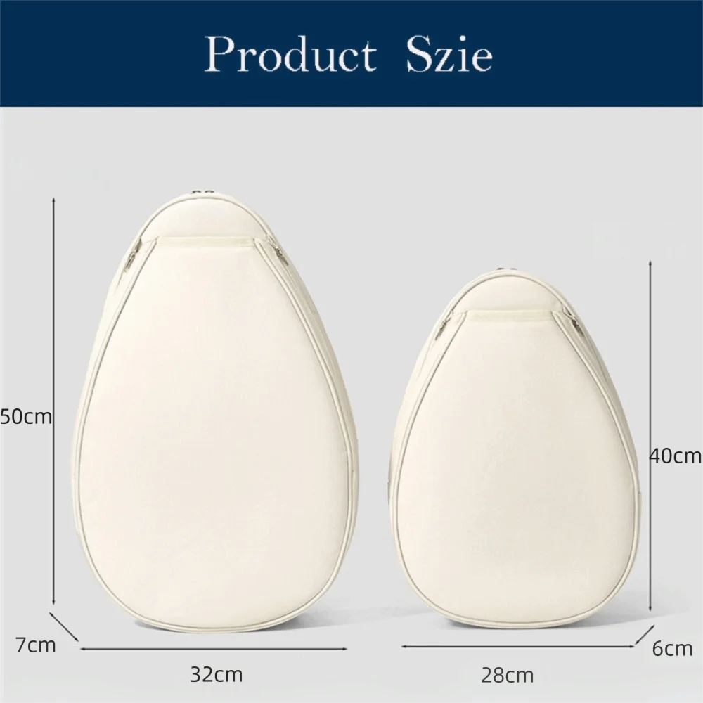 حقيبة تخزين تنس عصرية متعددة الوظائف بسعة كبيرة وحجمين حقيبة رياضية بلون سادة مقاومة للماء حقيبة محمولة للجنسين