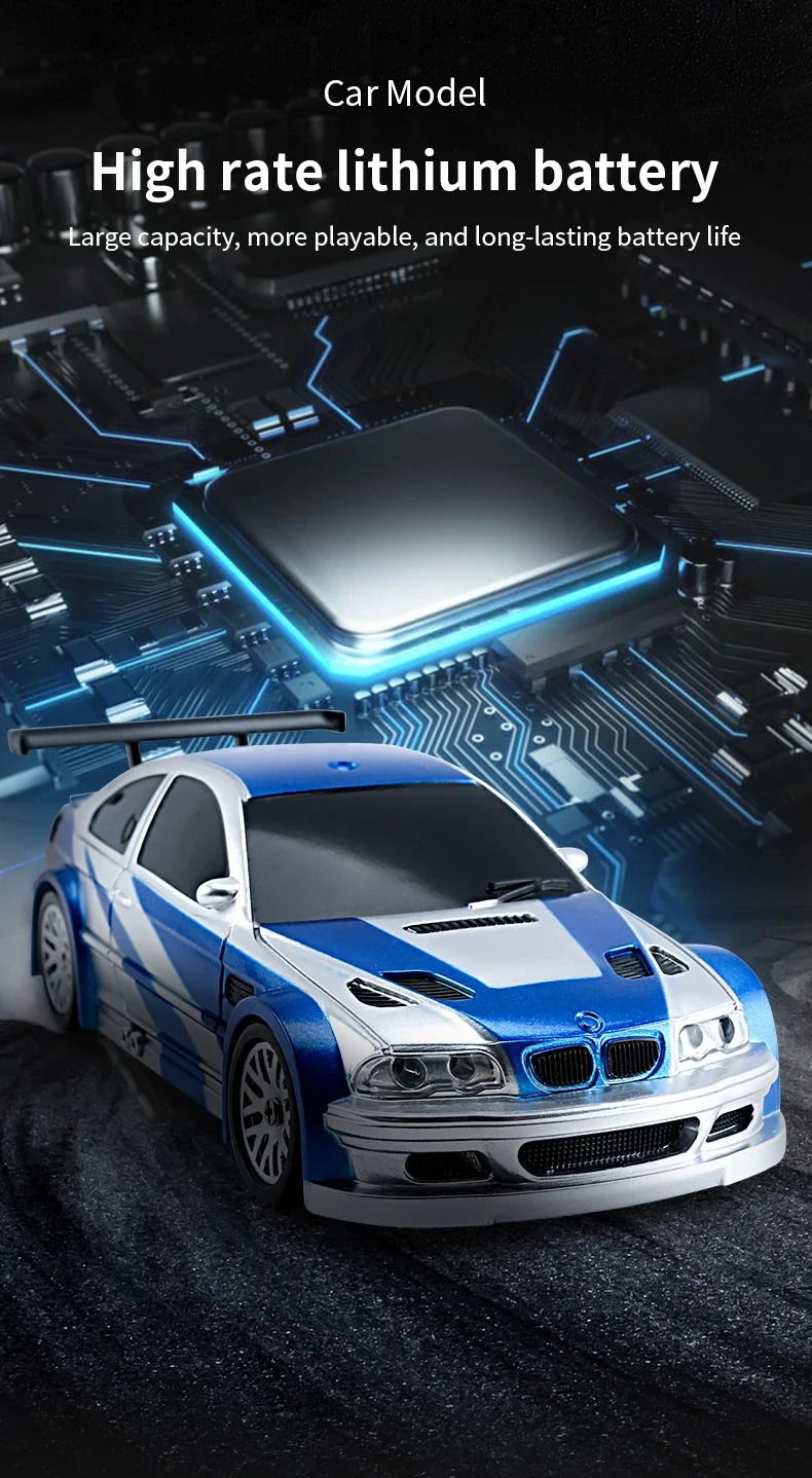 Angebot 1/43 Mini RTR RC Drift Rennwagen Ferngesteuertes Spielzeugauto 4WD Reifen Funkgesteuertes Rennfahrzeug Modell Geschenke für Jungen – Detail 8