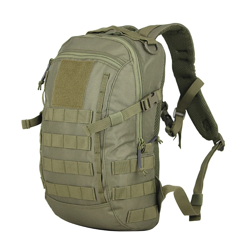 Zaino Tattico 20L Molle – Borse D'assalto Da Giorno Nero, Resistente E Modulare