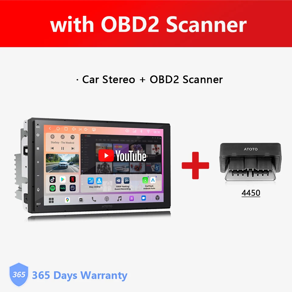 ATOTO 7 inch Android 13 Car Radio 2din Multimedia Player Head Unit