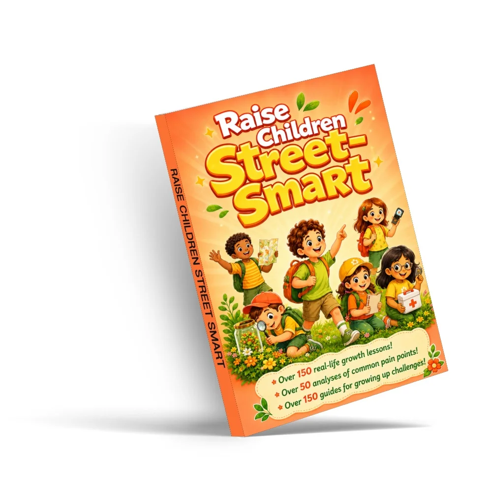 Raise Children Street-Smart: 150+ Real-Life Growth Lessons, Guide to Personal Safety, Problem Solving, Smart Choices