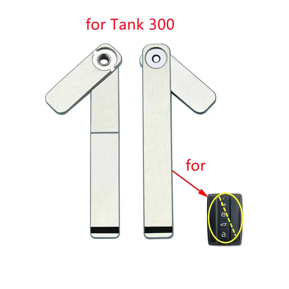 10pcs/lot Emergency Insert Smart Small Mechanical Key for Great Wall Tank 300 500 Smart Card Key