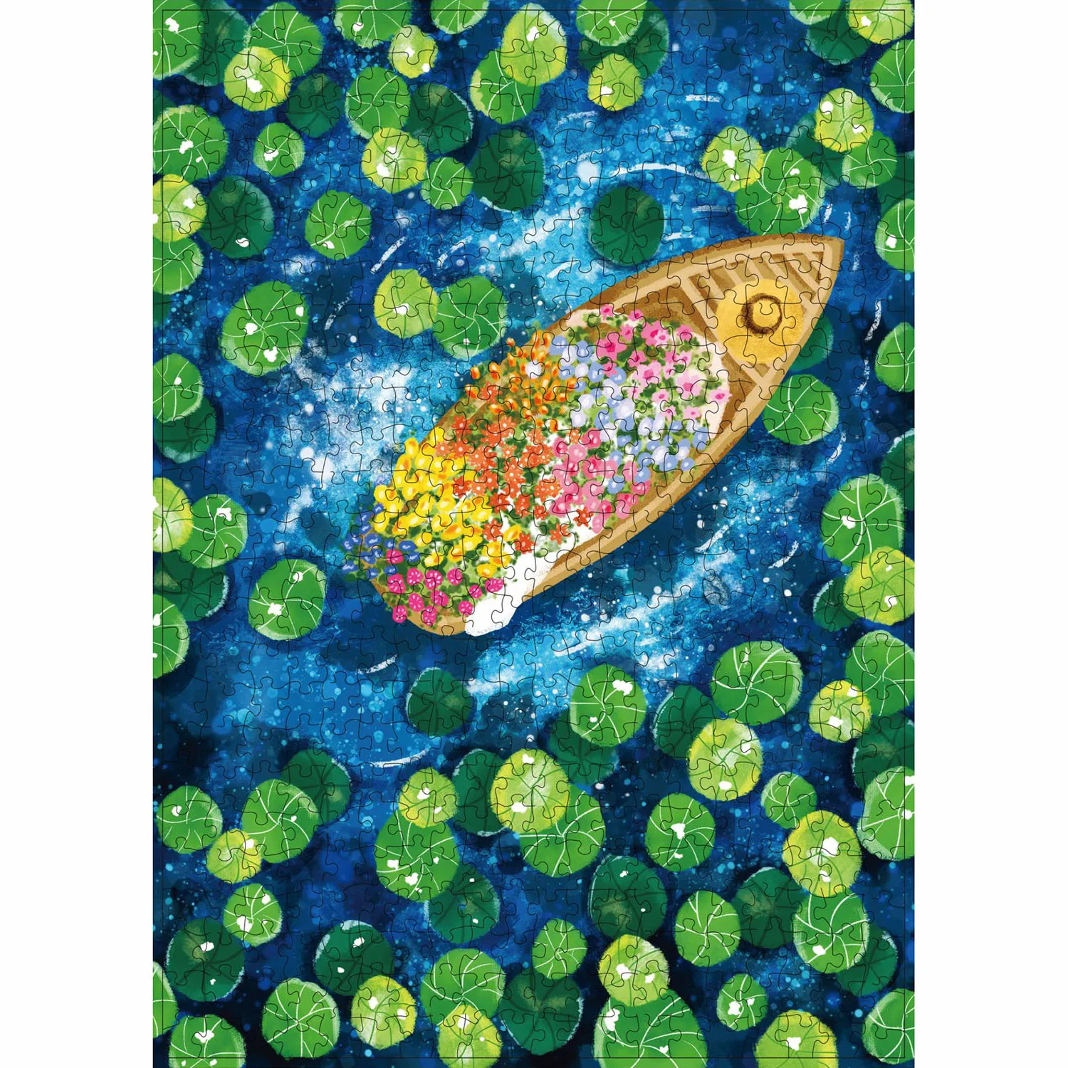 500 قطعة من ألغاز الصور المقطوعة على الأرض من مادة البحر الأزرق للبالغين ألعاب ديكور المنزل ألعاب تعليمية ممتعة للعائلة للأطفال #3