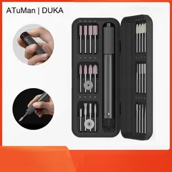 Xiaomi-DUKA ATUMan Mini Broca, Caneta Escultura Elétrica, Ferramentas Rotativas de Velocidade Variável, Gravador para Moagem, Rebarbadora de Polimento