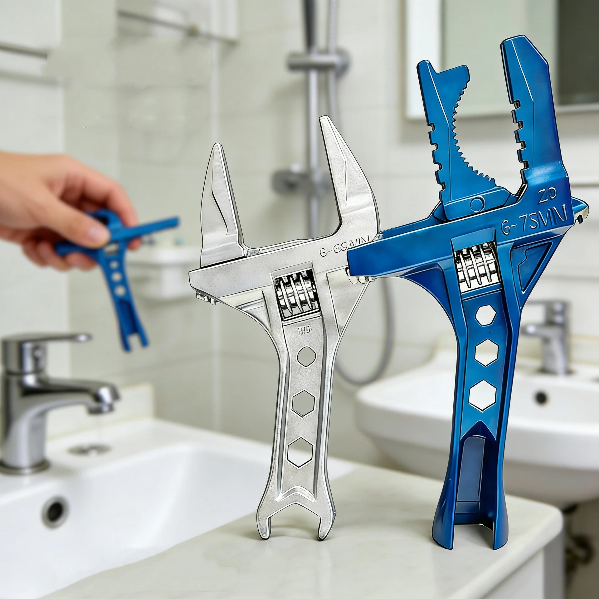 Pipe Wrench Adjustable - Kunci Pas Kamar Mandi yang Dapat