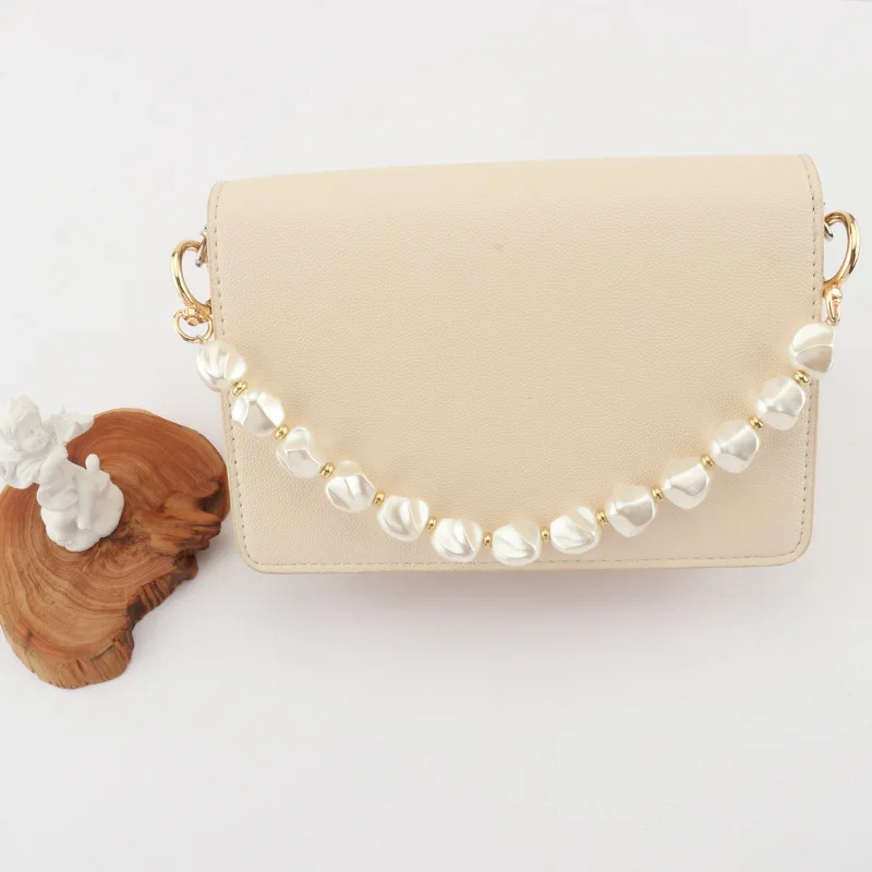 Women\'s Bag Extension Chain Handle DIY Baroque Pearl Chain Luxury Bag Strap handbag Decoration Chain Bag Handle  Accessories