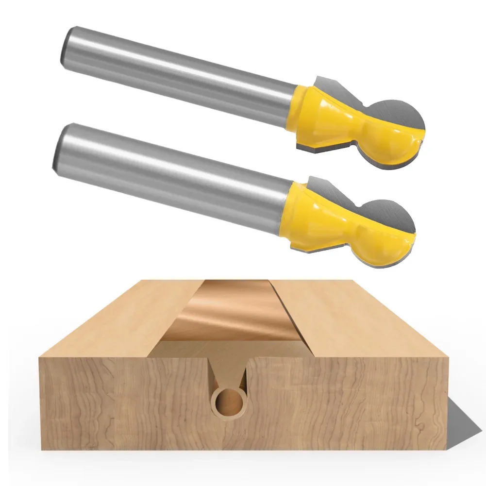 1PC 6MM 6.35MM 8MM Shank Router bit Horizontal Crown Molding bit Professional Woodworking Tool Door Planer Straightening Cutter