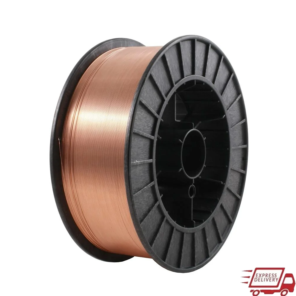 Mild Steel Welding Wire ER70S-6 33Lb 0.035 Copper Coated GMAW Construction Farm Fabrications