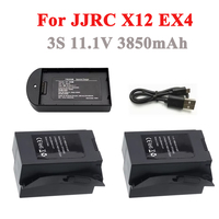 Original 11.4V 3850mAh For JJRC X12 EX4 LiPo Battery For C-FLY Cfly Faith Drone FPV RC GPS Drone Spare parts Accessories