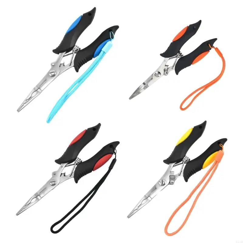 

Fishing Pliers Fishes Lip Gripper Fishing Plier Tool Fishing Hook Remover with Ergonomic Handle Multifunctional Pliers