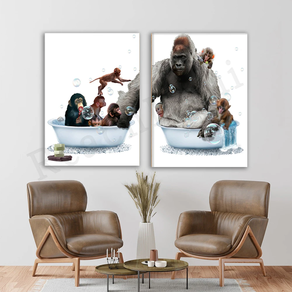 Gorilla Nursery Tub Print, Bab - Baby Zoo Nursery recension och pris
