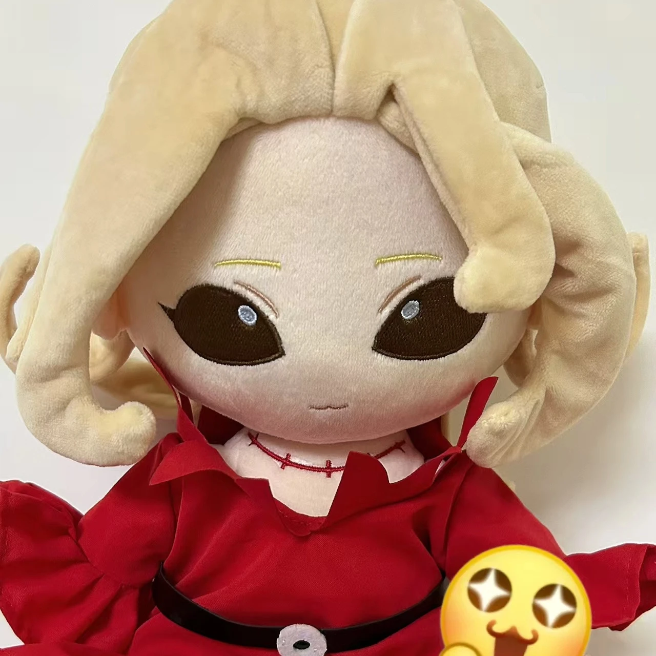 

30 Cm Anime Identity V Mrs. Red Surrounding Plush Toys Red Butterfly Dress-up Cotton Doll Sitting Posture Ornament Doll Doll