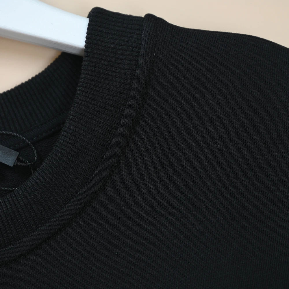 Suda Informal de Aodón con Letras Bordadas, Manga Larga, Cuello Redondo, Estilo Nuevo de Otoño para Mujer, Ropa de Call...