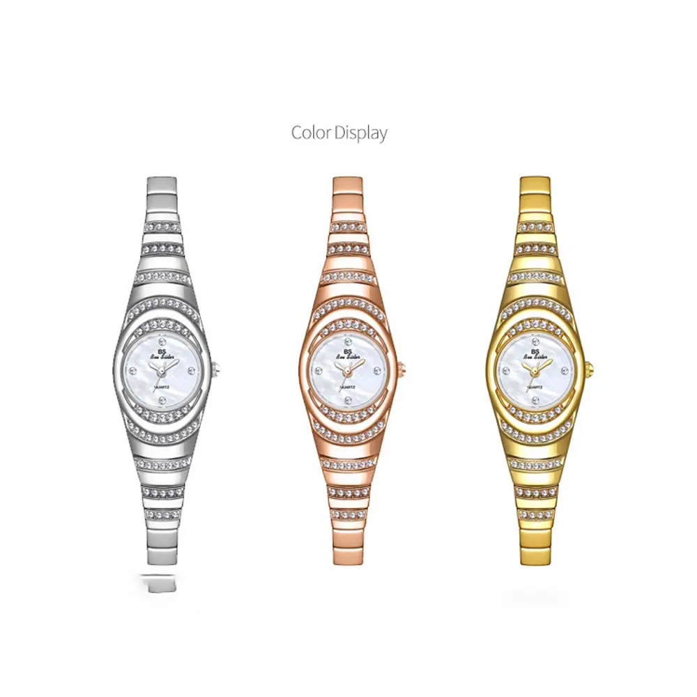 أفضل ماركة ساعة الموضة للنساء سوار مرصع بالألماس ساعات كوارتز نسائية فاخرة ساعة اليد الذهبية ساعة السيدات فستان هدية 2025 جديد