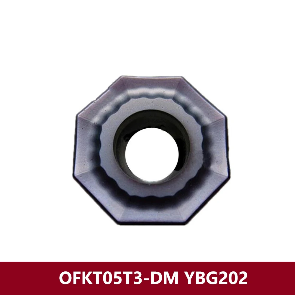 

OFKT05T3-DM YBG202 Original Milling Cutter OFKT05T3 OFKT 05T3 DM Carbide Inserts OFKT05 CNC Lathe Cutter Tools Holder Machine