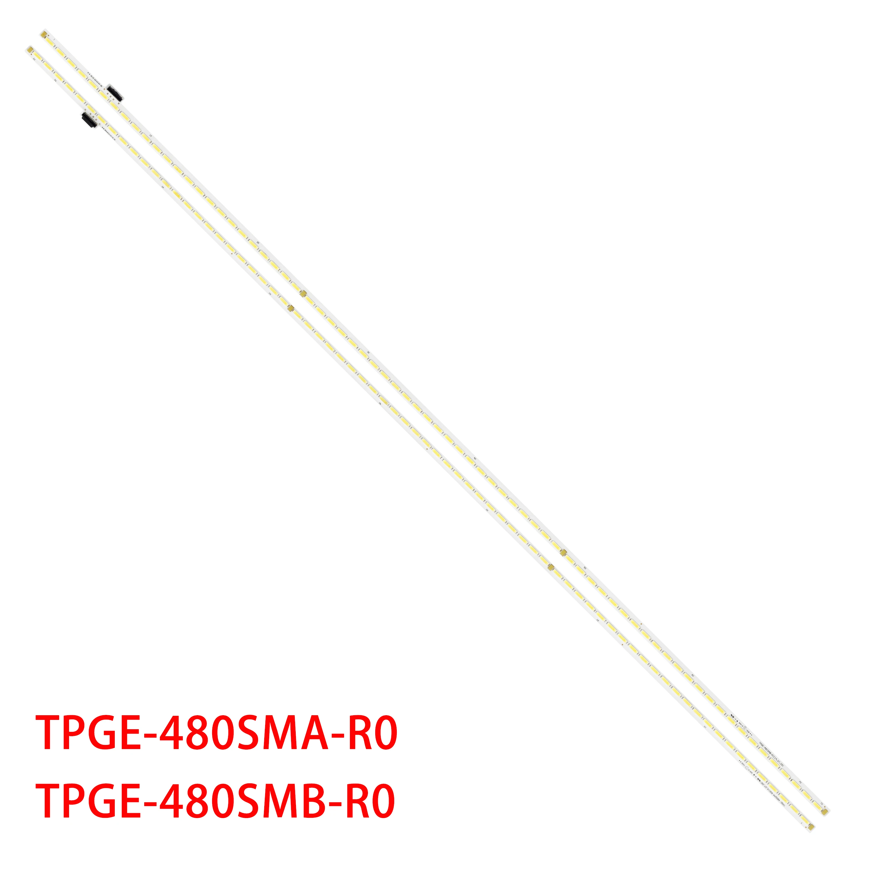 New 2pcs/set LED Backlight Strip 72 lamp For Philips 48PUS7600/60 TPGE-480SMA-R0 TPGE-480SMB-R0