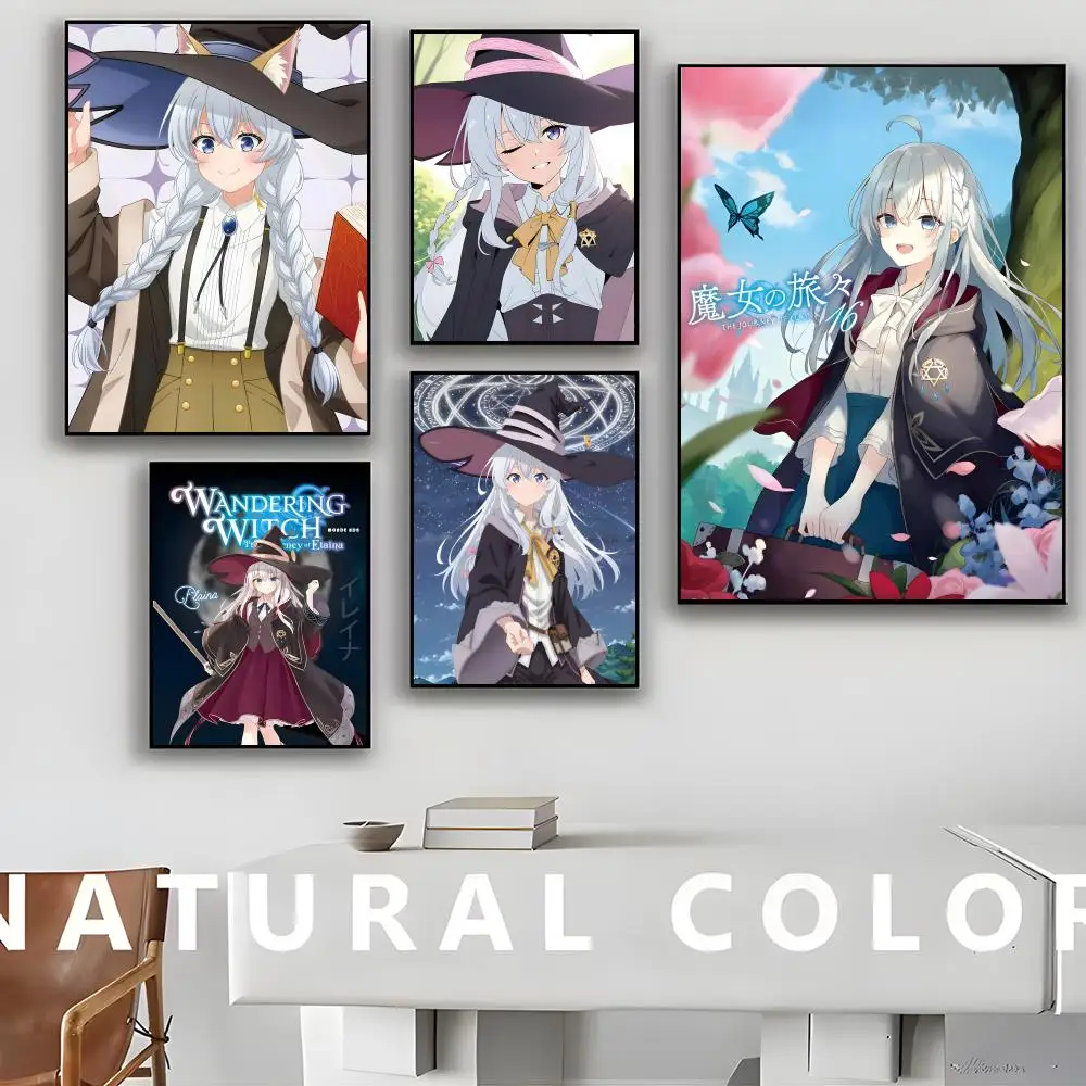 W-Wandering Witch The Journey of Elaina unique Poster gift retro art living room decoration
