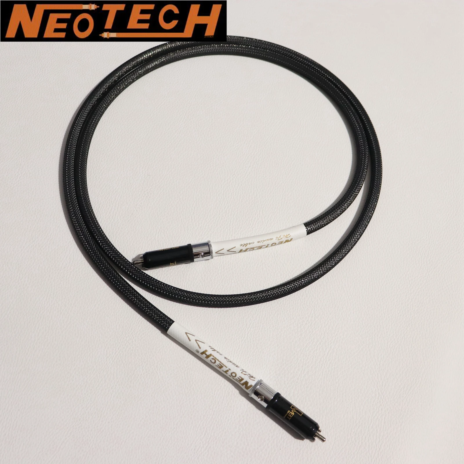 NEOTECH RCA audio Coaxial Cable OCC single crystal copper silver-plated 75ohm AES/EBU digital cable with WBT 0152ag RCA plug