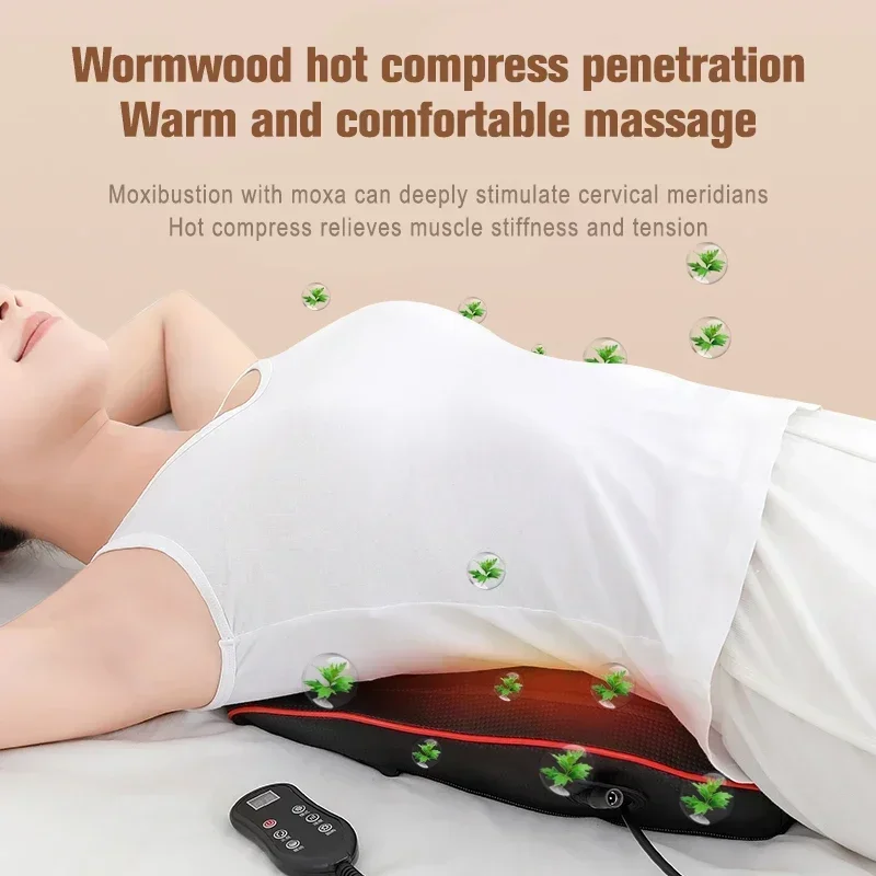 Waist Massage Car Portable Massager Muscle Heating Electric Shiatsu Cervical Neck Waist Relaxation Massage Body Muscle Soreness