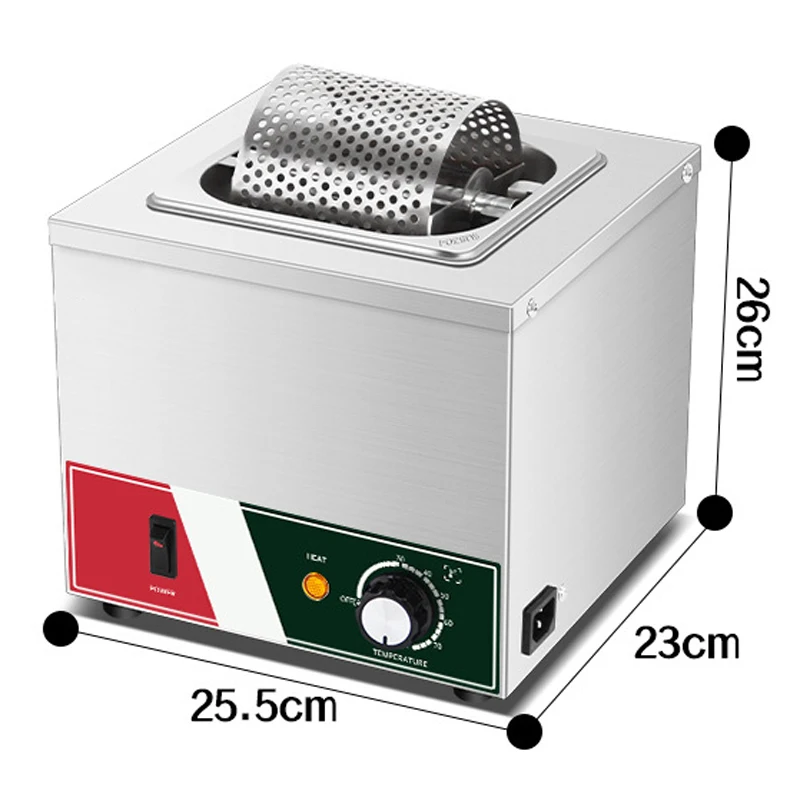 JL-65D Kommerzielle Butterwalzenheizung, 304-Edelstahlwalze, Burgerbutterverteiler im amerikanischen Stil