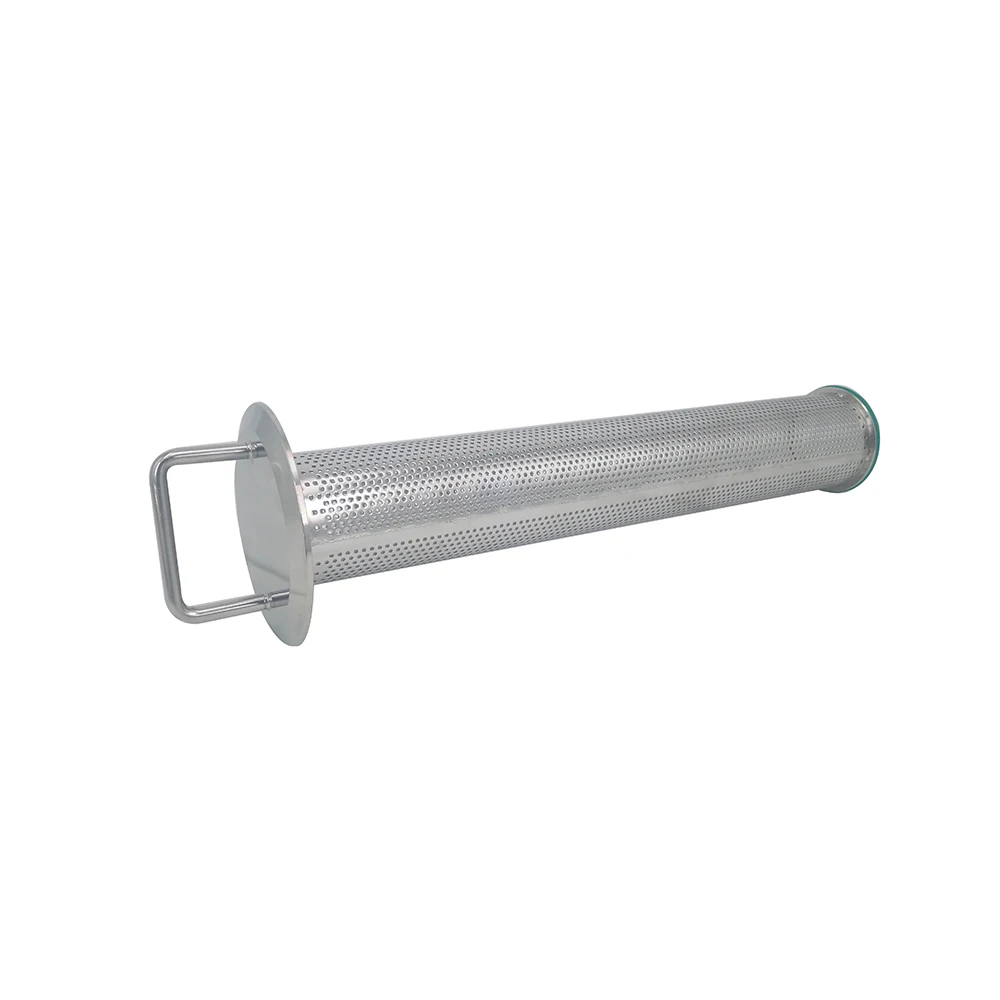 Sanitary Stainless Steel SS304 TriClamp Ends Food Grade Angle Type Filter Tube Strainer